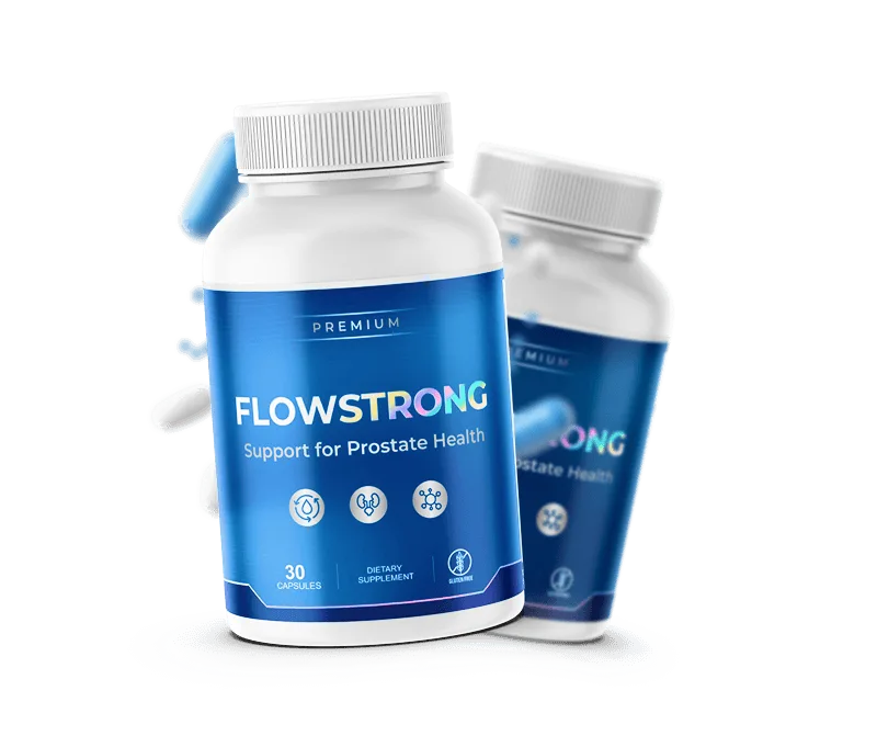 FlowStrong — Premium Prostate Support Supplement, 30 Veggie Capsules
